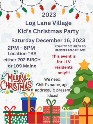 LLV KIDS CHRISTMAS PARTY December 16, 2023